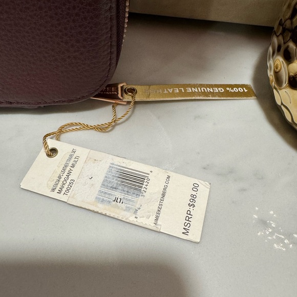 SOLD💜AIMEE KESTENBERG 3 pieces leather travel set ♥️ - Picture 5 of 12